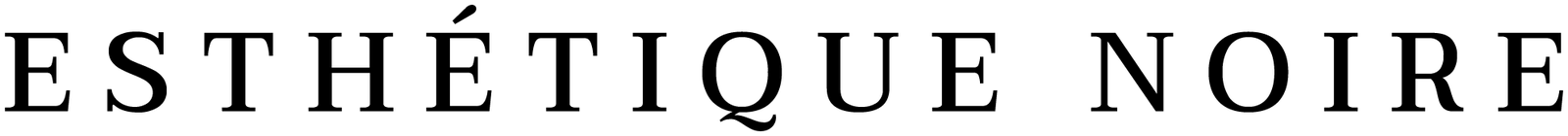 Logo Esthetique Noire
