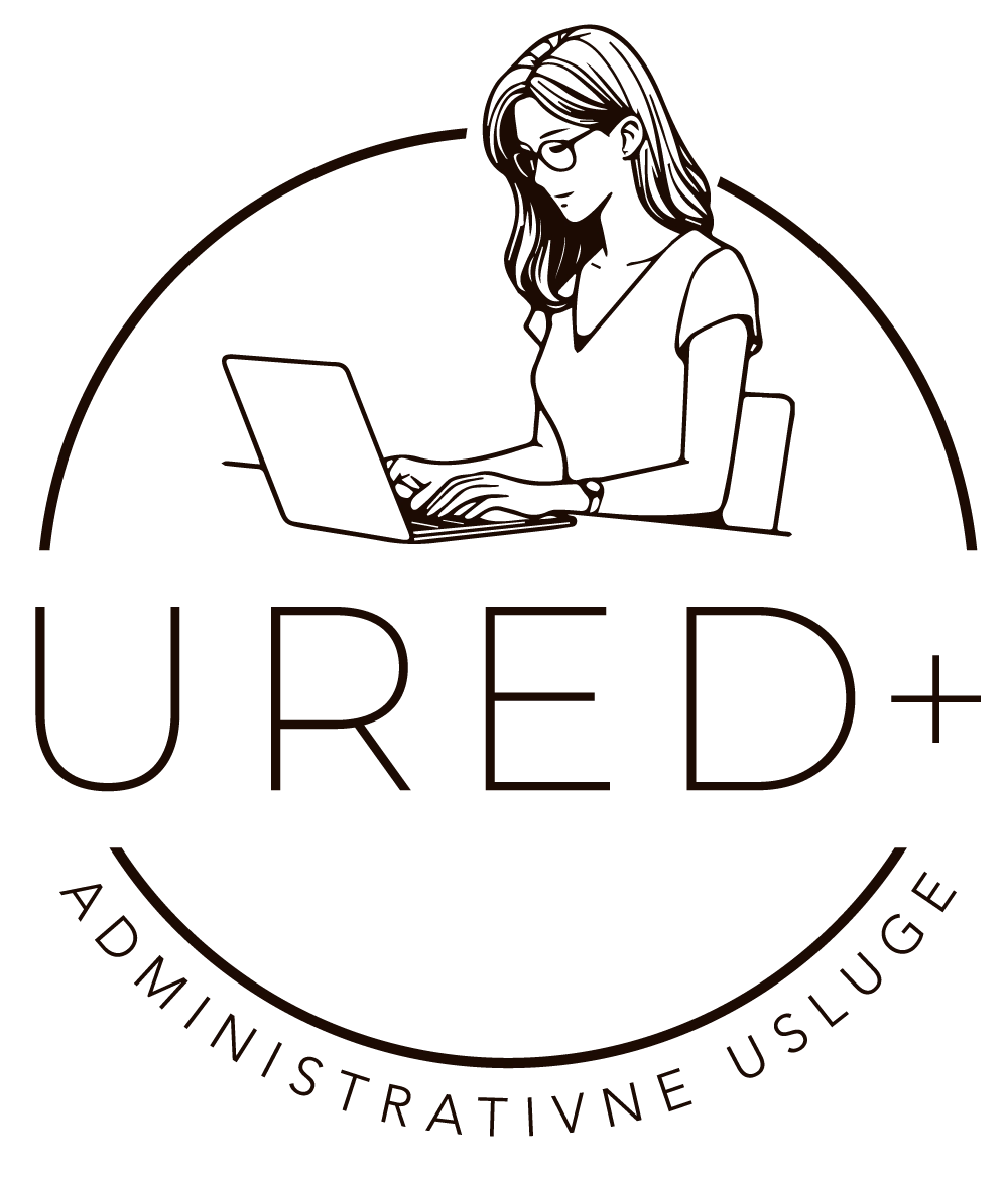 Logo Ured plus administrativne usluge
