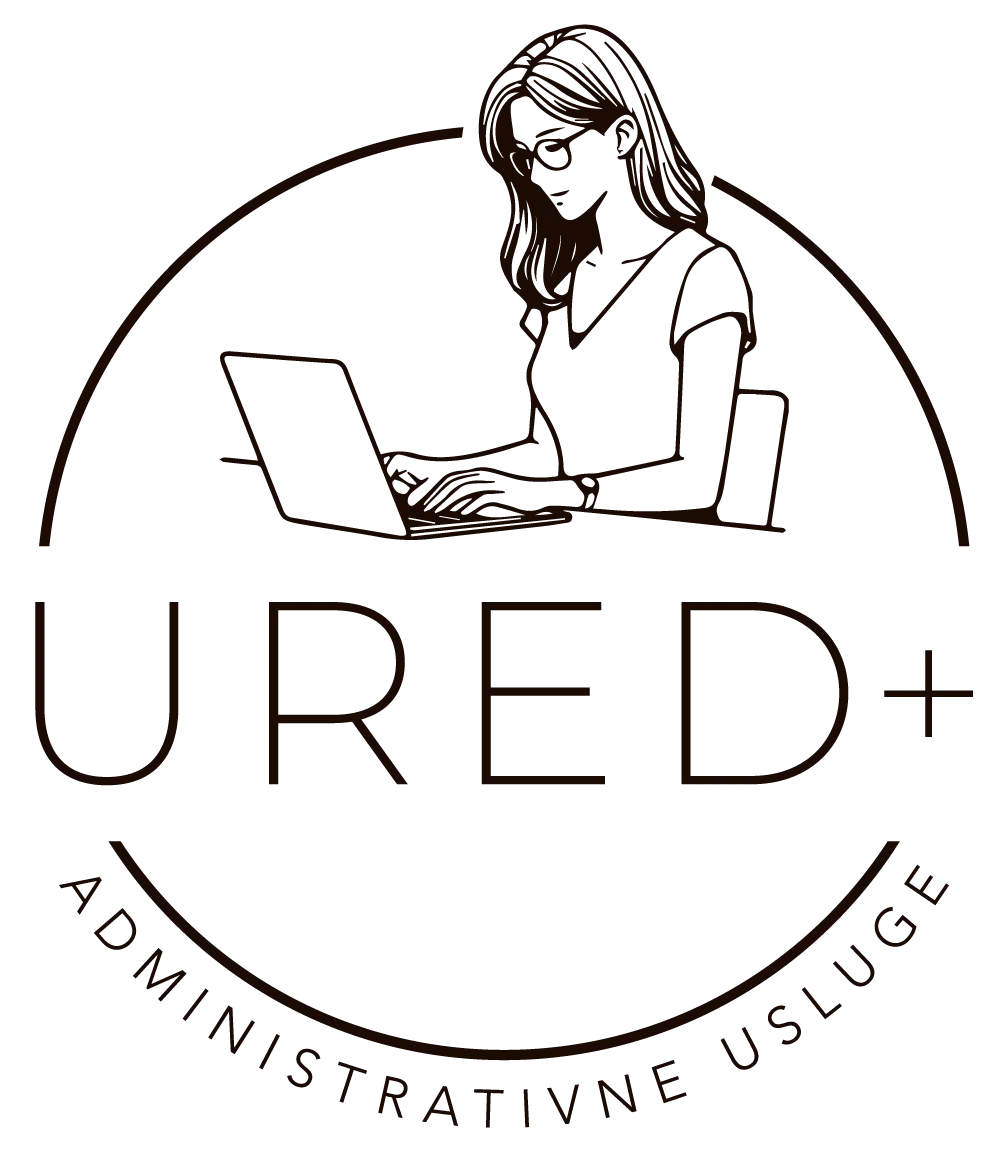 Logo Ured plus administrativne usluge