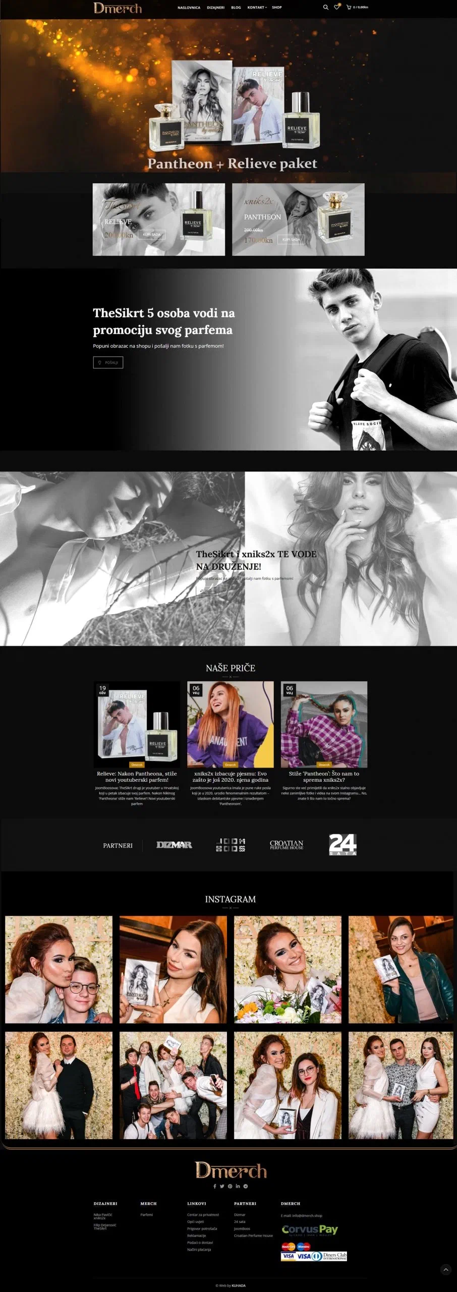 Prikaz web stranice Dmerch