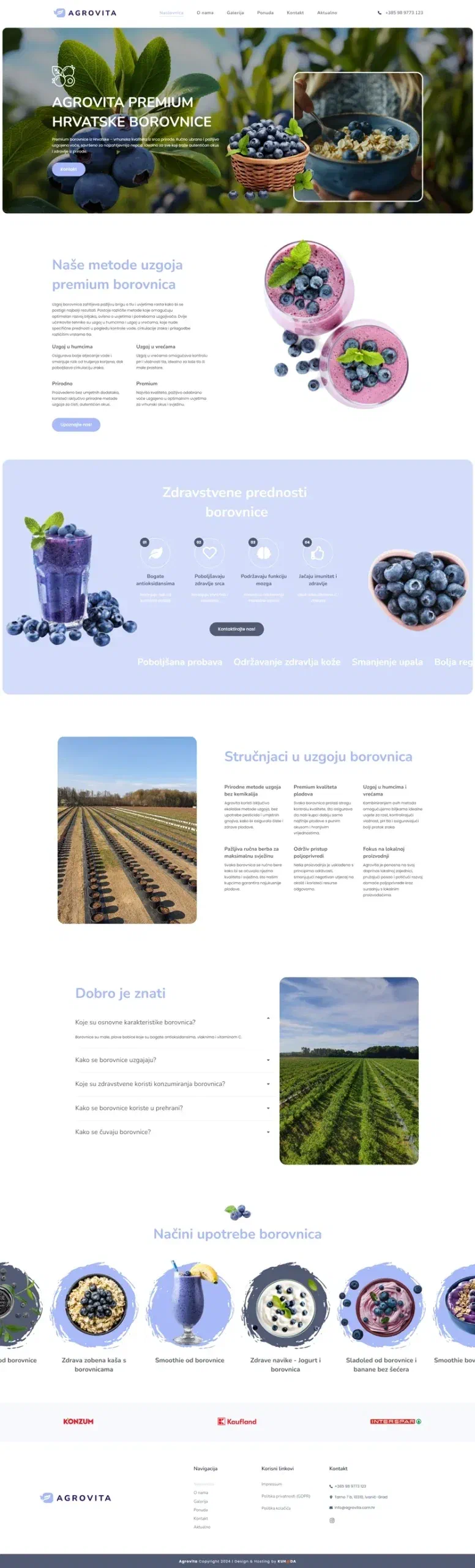 Prikaz web stranice Agrovita