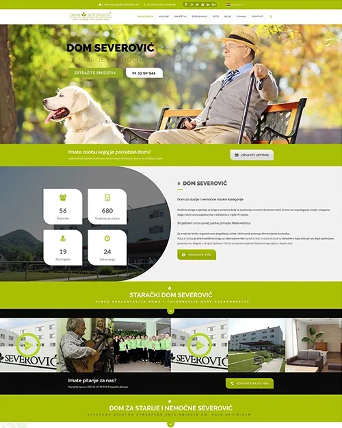 Prikaz web stranice Dom Severović