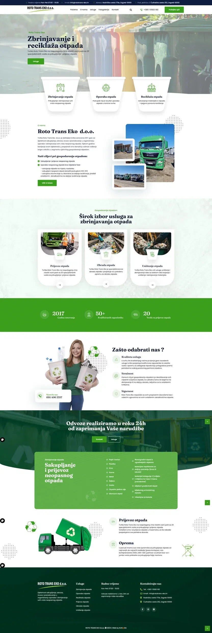 Prikaz web stranice Roto Trans Eko