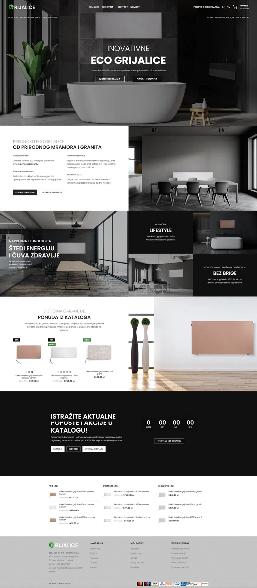 Prikaz web stranice CESAREC TEHNO – PROMET d.o.o