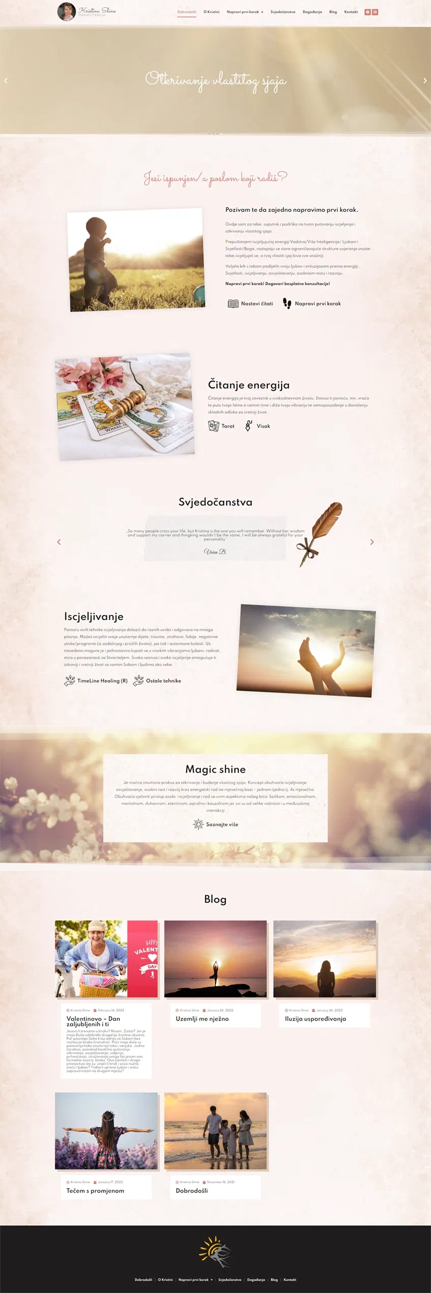 Prikaz web stranice Tarothealing