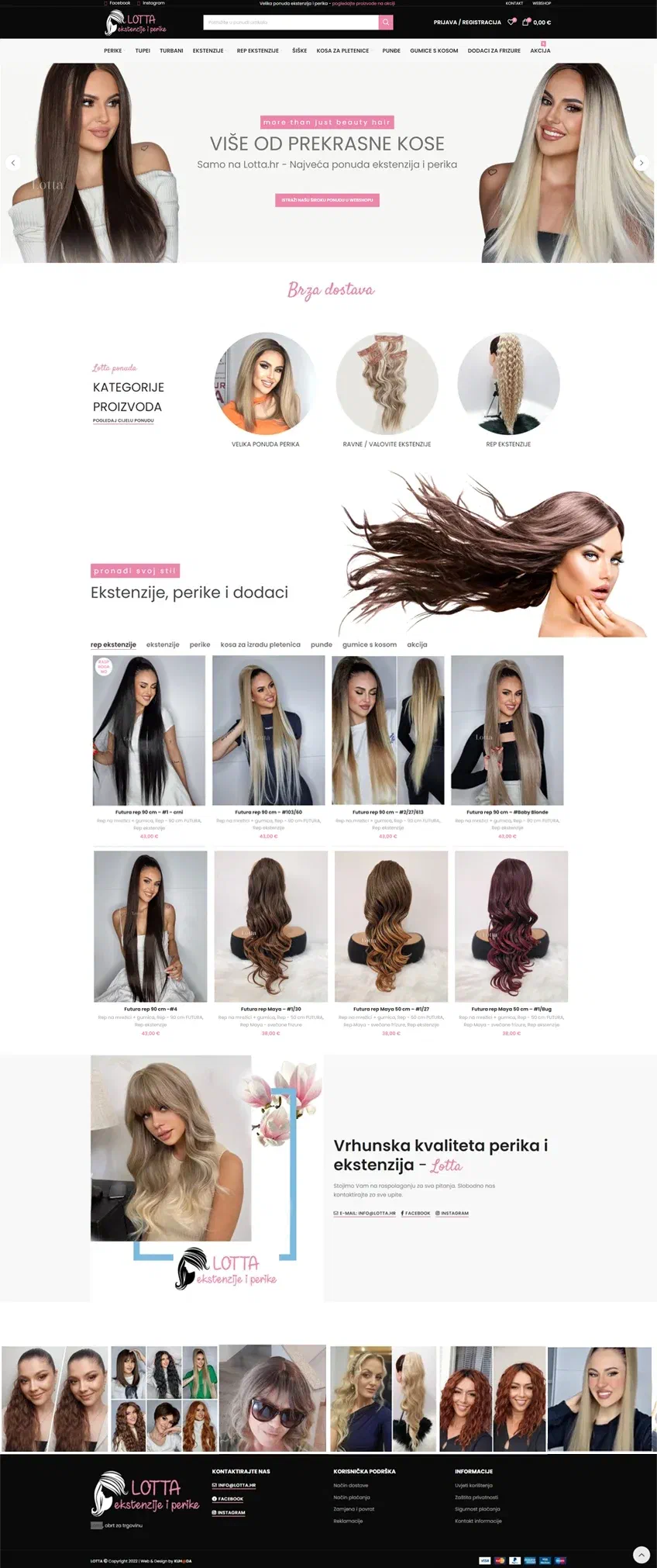 Prikaz web stranice Lotta