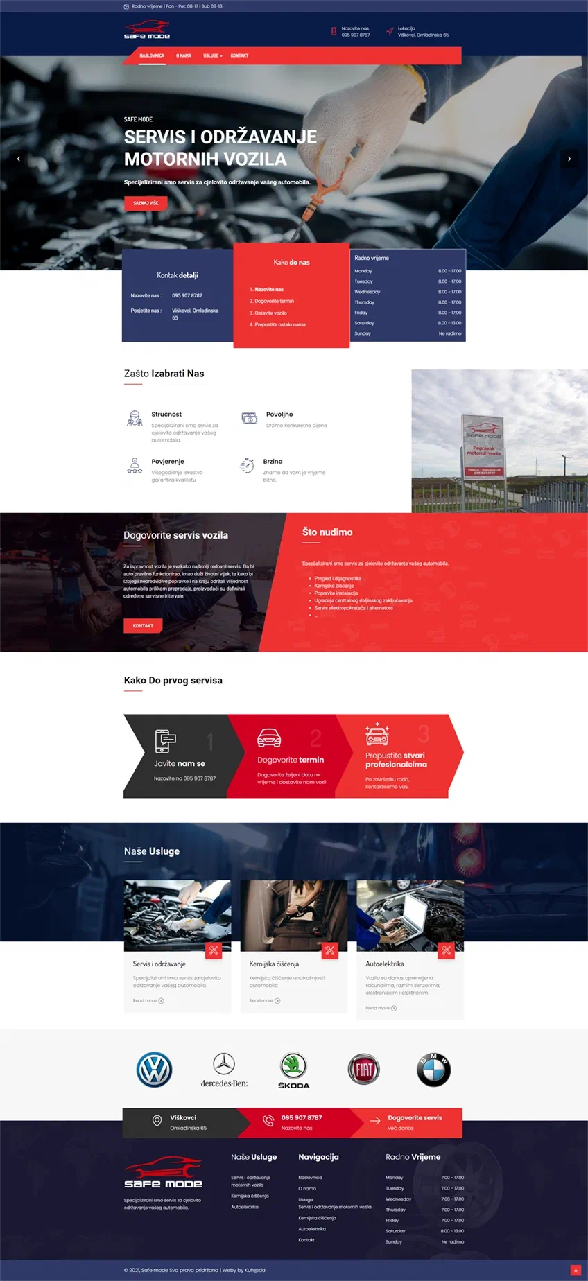 Prikaz web stranice Safemode autoservis