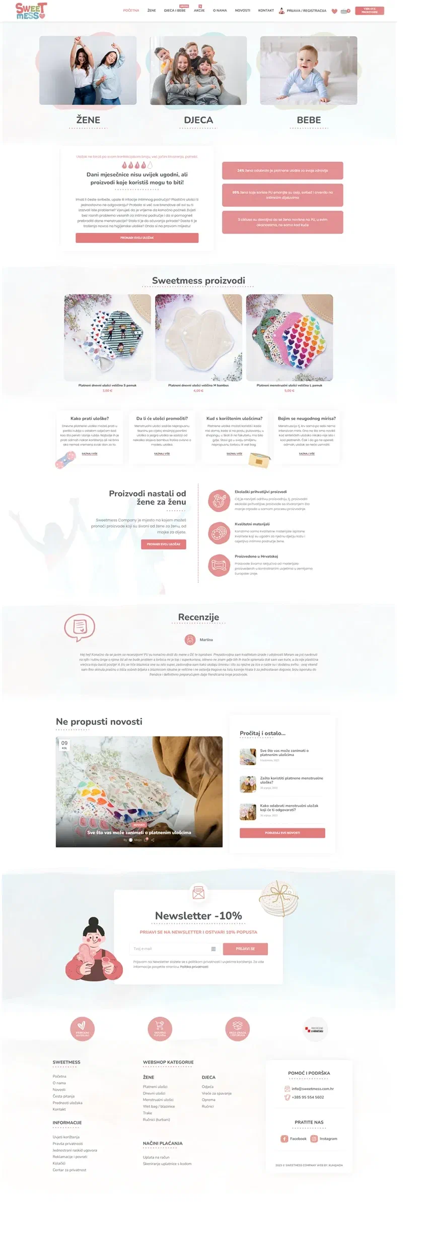 Prikaz web stranice Sweetmess