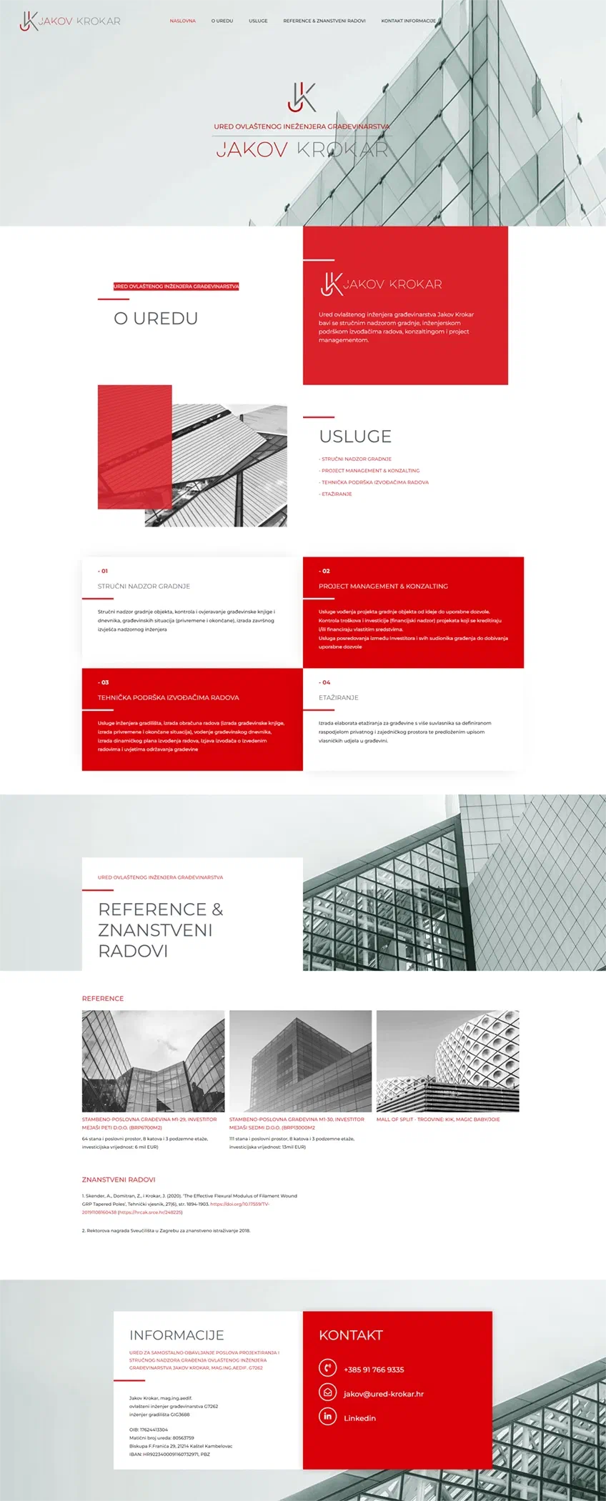 Prikaz web stranice Jakov Krokar