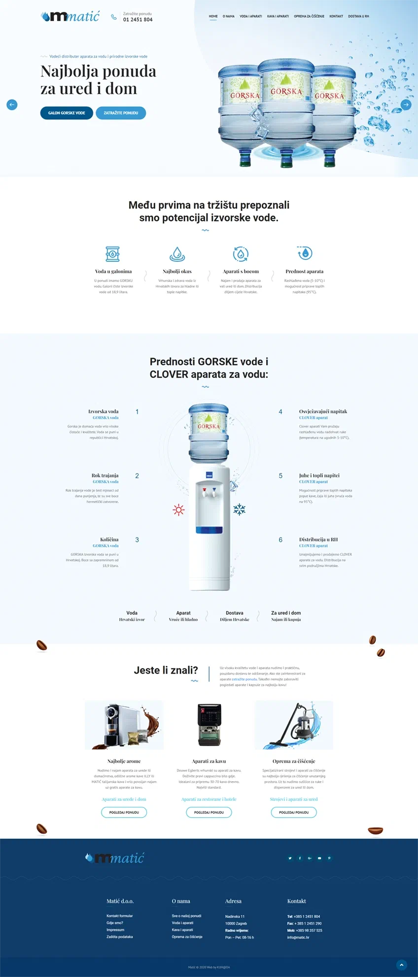 Prikaz web stranice Matic – Zagreb