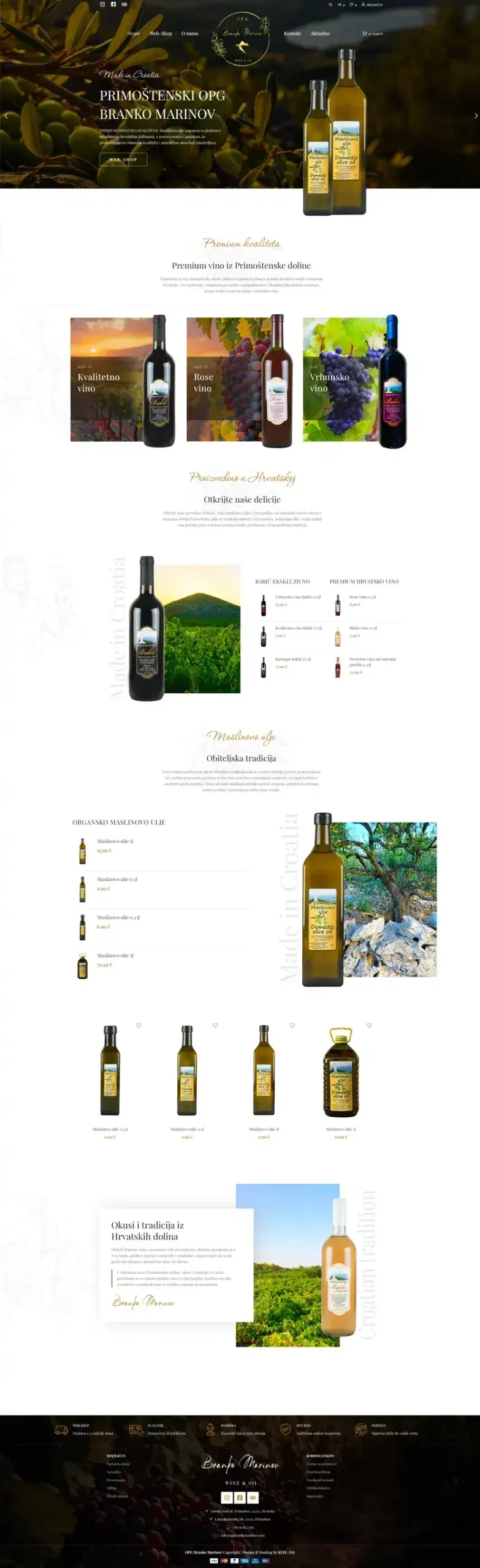 Prikaz web stranice OPG Branko Marinov