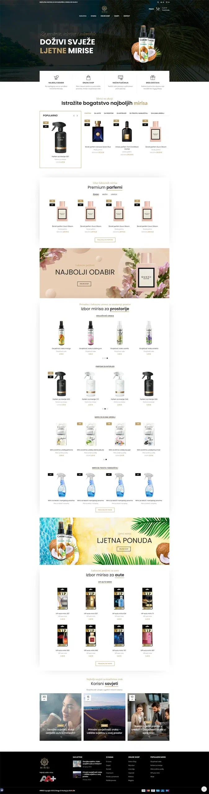 Prikaz web stranice BUZIN distribucija j.d.o.o