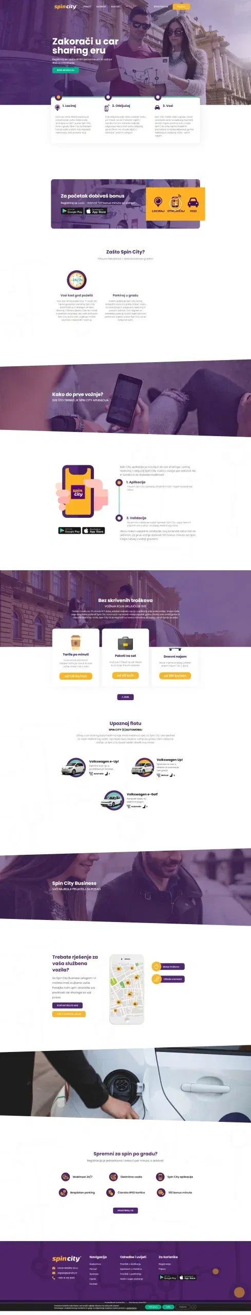 Prikaz web stranice Spincity