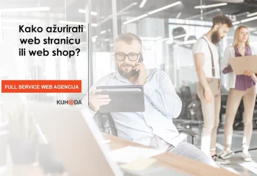 Kako azurirati web stranicu ili web shop